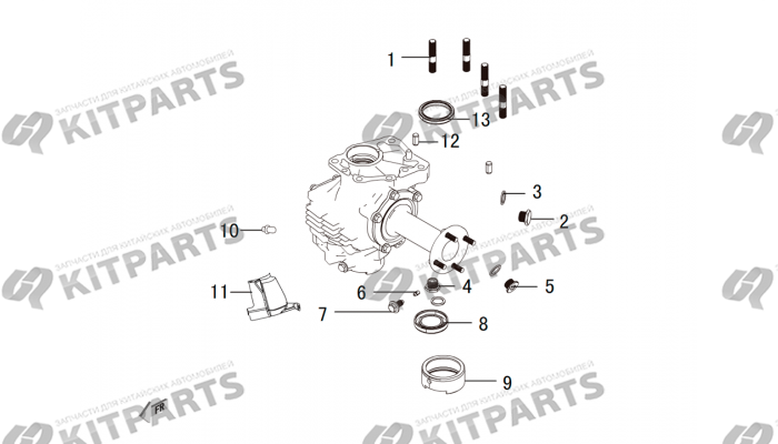 Раздаточная коробка 1 Haval H2