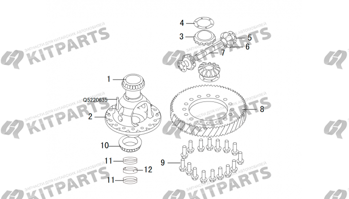 ДИФФЕРЕНЦИАЛ Haval H6